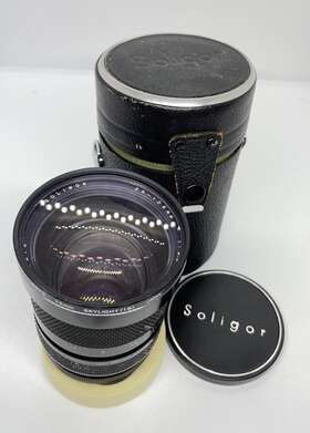 Soligor 37mm-105mm 1 3.5 Macro Zoom Camera Lens With Hoya Skylight Filter