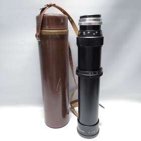 51582 Tamron Vintage Telephoto Camera Lens No. With Case 400mm 1 7.5