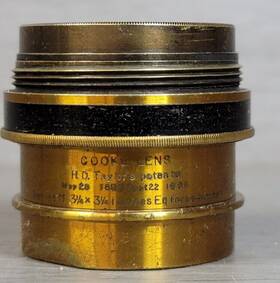 16645 Taylor Hobson Cook Camera Lense Series Ii 3 1/4 X No. 6645 F/4.5 Pat. 1895