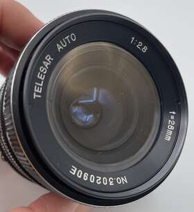 296589e Telesar Vintage 55mm F 28mm 1 28 Auto Lens No