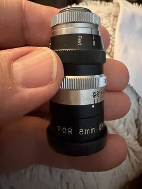 Unitel 2566 Vintage C-mount Cine Lens Manual Focus Aperture F/4-f/5 Unmarked