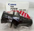 V5x20 20-100mm 1 2.5 Canon Tv Zoom Lens Brand New In Box Mount Cine