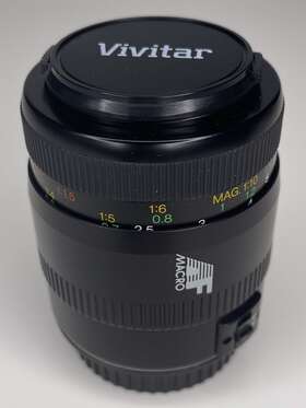 Vivitar 019643163768 100mm/f3.5 Auto Focus Macro Lens For Canon
