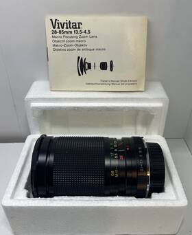 F3.5-4.5 Vivitar 0216726 28-85mm Macro Focusing Zoom Lens For Minolta M/md Mount Camera