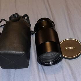 Vivitar 2825752 Telephoto Camera Zoom Lens 200 Mm 1/35 N2825752 With Case And Cap