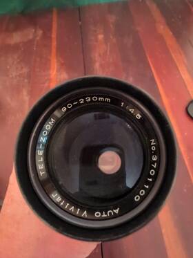 3701100 Vivitar Camera Lens Tele Zoom 90-230mm 1 4.5 No Only One Cover
