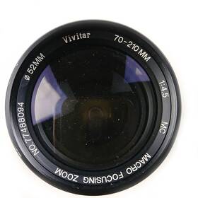 77488094 Vivitar 70-210mm Macro Focusing Zoom Lens No. With Case
