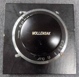 640318 Wollensak Raptar Camera Shutter Lens Cap And Mount 162mm / F4.5