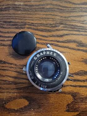 746552 Wollensak Vintage Graphlex Optar No. Estate 135mm 4.7