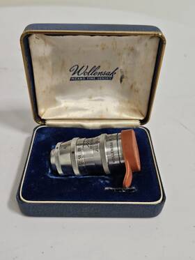 A60450 Wollensak Raptar 1 1/2 Inch 2.5 Cine Telephoto Lens Vintage