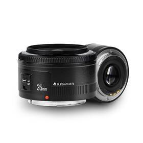 F2c01 Ynlens Pe-yn35mm Yongnuo 35mm F/2.0 Wide-angle Lens For Canon Ef Mount Auto Focus Prime
