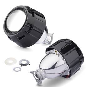 Yufanya 150333259185 2.5 Inch Mini Projector Lens Lhd Bixenon With Black Shro