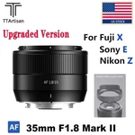 Ttartisan Af 35MM F1.8 Mark Ii Aps-c Auto Focus Lens For Sony Nikon Z Fuji X. Fixed Price $125.00.