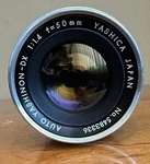 Yashica Auto Yashinon-dx 50MM F/1.4 Screw-mount Fast Prime Camera Lens W/ Filter. Fixed Price $150.00.