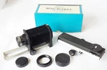 Spiratone Rapid Rail Macrobel Bellows Mount Beslar 1:35 F=75MM Lens For Nikon. Fixed Price $85.00.