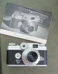 Argus Four Film Camera Cintar 50MM F/2.8 Lens Untested + Booklet. Fixed Price $22.50.