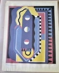 Antique 1930 Georges Valmier Decors Et Couleurs Cubist Abstract Plate 11 Print. Fixed Price $42.00.