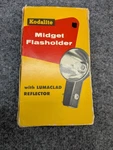 Vintage Kodak Kodalite Midget Flasholder W/ Box Camera Lumaclad Reflector. Fixed Price $39.87.