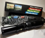 Hq Optics 500MM F/8 Telephoto Lens W/mount For Pentax Canon Minolta Untested. Fixed Price $49.90.