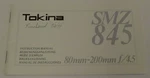Tokina Smz 845 80MM-200MM F/4.5 Lens Original Owners Operating Manual. Fixed Price $9.77.
