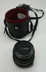 Vintage Sigma Mini-wide LENS1:2.8,F=28 Mm, Complete With Hard Leather Case Strap. Fixed Price $71.99.