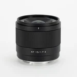 Viltrox 15MMF1.7 Aps-c Auto Focus Lens For Sony E-mount Lightweight High Clarity. Fixed Price $176.00.