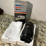Albinar Autofocus 75-200MM F4.5 Af Macro Zoom Lens For Minolta Maxxum Camera. Fixed Price $20.88.