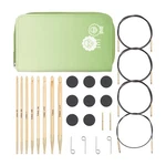 Knitpro Bamboo Deluxe Afghan Tunisian Crochet Hook Set 8 Sizes 3.5MM To 12MM. Fixed Price $142.78.