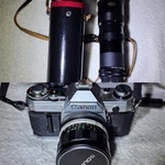 Canon AE-1 Slr Film Camera & Quantaray 220MM. Fixed Price $109.99.