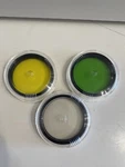Helios 44-2, MIR-1, JUPITER-9, Etc. Set Of 3 Light Filters 49 Lomo. Fixed Price $30.00.