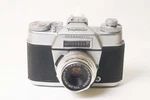 C21108 Voigtlander Bessamatic 35MM Camera 50MM F/2.8 Skopar Lens Working. Fixed Price $65.00.