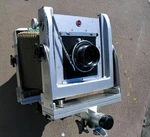 Kodak Master View Camera 4X5 W/ Copal No. & 576 Prinz Lens 1:45/150MM #11015. Fixed Price $230.40.