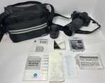 Minolta Maxxum 400SI 35MM Slr Film Camera Parts/repair Af Zoom Promaster Lense. Fixed Price $25.50.