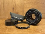*almost Mint W/ Hood* Ricoh Rikenon 50MM F/2 Standard Lens Pentax Pk Mount. Fixed Price $56.99.