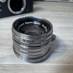 Nikon Nippon Kogaku Nikkor-h.c. 5CM F/2 Lens Ltm M39 Mount, Chrome. Fixed Price $250.00.