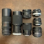 Value Deal Lot Of 7 Lenses - Minolta Mc Rokkor Sears, Sigma Rnc Tokina, Vivitar. Fixed Price $119.99.