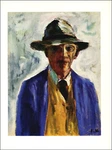 1957 Vintage Print Plate Emil Nolde Self Portrait 1947 Expressionist. Fixed Price $24.88.