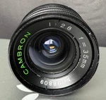 Cambron F/2.8 35MM Dslr Camera Lens Japan (no. 98809). Fixed Price $49.99.