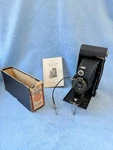 No. 2A Folding Cartridge Premo Camera With Shutter Release Cable, Box And Manual. Fixed Price $54.99.