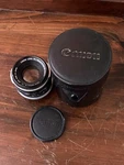 Canon Fl 50MM 1:1.8 Lens Vintage Camera W Case Made Japan. Fixed Price $59.99.