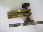 Carl Zeiss Jena Antique Brass Tubus Holder Microscope Part Pictured #W5-B-05. Fixed Price $89.00.