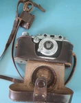1939 Leica Iii Camera Leitz Elmar F=5CM 1:3.5 Lens Leather Case Vtg. Fixed Price $424.98.