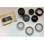 Minolta Vivitar Lens Bundle: Tele Converter, Uv Haze, Skylight Filters Manual. Fixed Price $17.50.