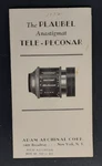 1932 Advertising Leaf Plaubel Anastigmat Tele-peconar Camera Lens Adam Archinal. Fixed Price $18.25.