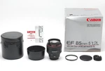 Almost Unused In Box Canon Ef 85MM F/1.2 Usm Lens For Mount From Japan. Fixed Price $739.99.