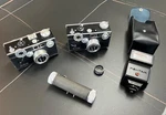 2 Argus C3 35MM Cameras + Partial Flash Lens Filter Pentax. Fixed Price $48.00.
