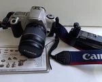 Canon Eos 300 Film Slr Camera Argent Silver Lens + Bp 200. Fixed Price $115.95.
