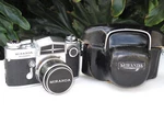 Vtg Miranda Sensorex 35MM Film Slr Camera W/ 50MM Lens + Cap & Case Rare. Fixed Price $89.99.