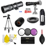 Vivitar Hd 420-1600MM F8 Sports Action Zoom Lens For Canon Eos Rebel Dslr Camera. Fixed Price $183.62.