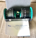 Ansco Auxiliary Lens Set #7010 Telephoto And Wide Angle 46MM Ring. Fixed Price $8.99.